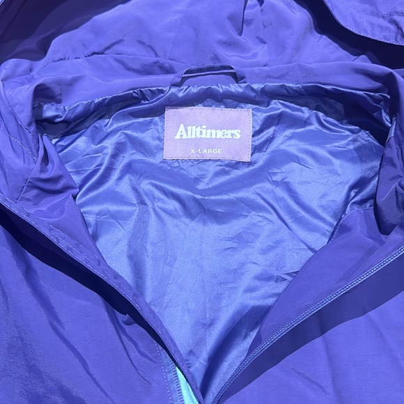 Alltimers purple windbreaker.  Size XL - Picture 3 of 5